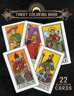 Book cover for Tarot Coloring Book