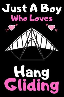 Book cover for Just a boy who loves hang gliding