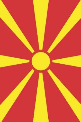 Cover of Macedonia Flag Notebook - Macedonian Flag Book - Macedonia Travel Journal