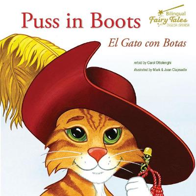 Book cover for Bilingual Fairy Tales Puss in Boots