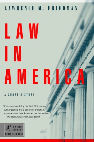 Cover of Law in America