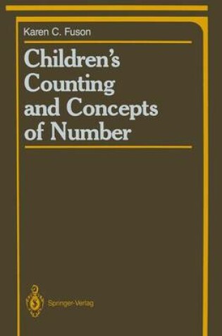 Cover of Children's Counting and Concepts of Number