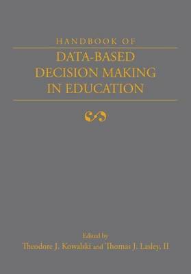 Cover of Handbook of Data-Based Decision Making in Education
