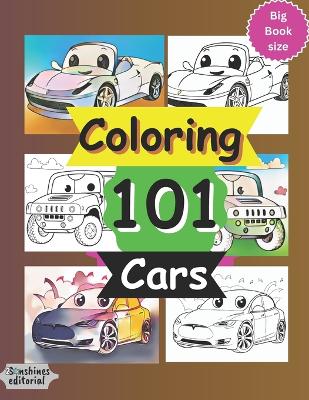 Book cover for Coloring 101 Cars