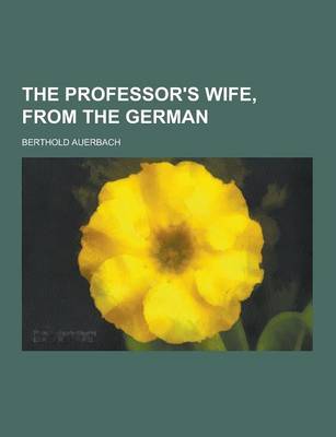 Book cover for The Professor's Wife, from the German