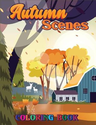 Book cover for Autumn Scenes Coloring Book