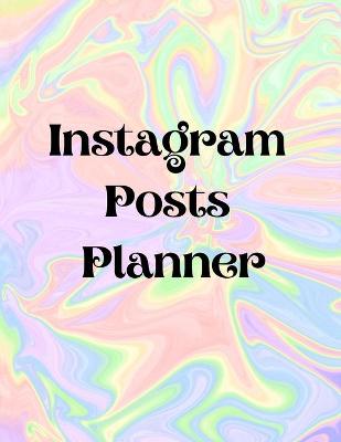 Book cover for Instagram posts planner