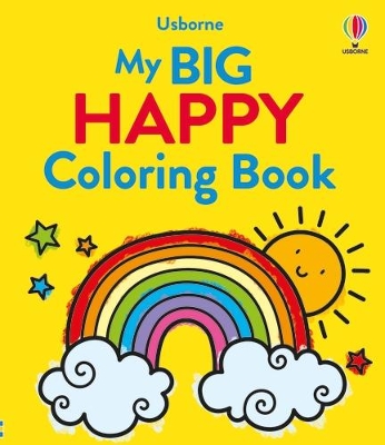 Book cover for My Big Happy Coloring Book