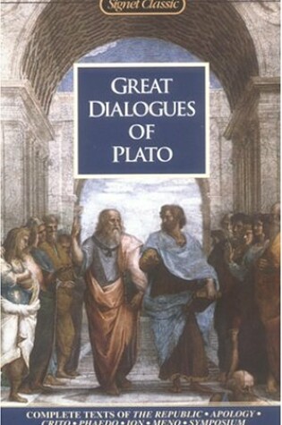 Cover of Great Dialogues of Plato