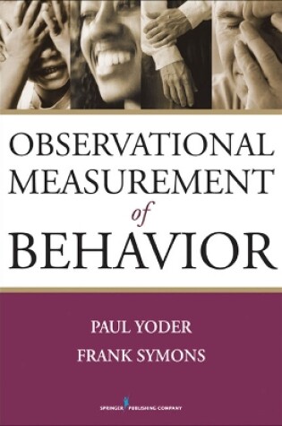 Cover of Observational Measurement of Behavior