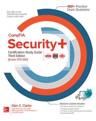 Book cover for CompTIA Security+ Certification Study Guide, Third Edition (Exam SY0-501)