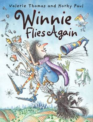 Book cover for Winnie Flies Again