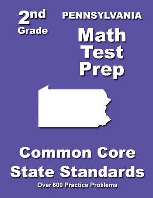 Book cover for Pennsylvania 2nd Grade Math Test Prep