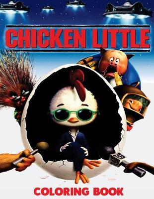 Book cover for Chicken Little Coloring Book