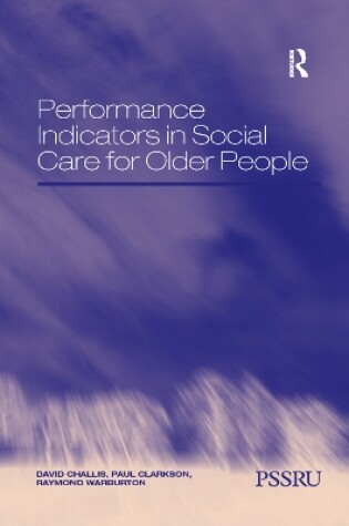 Cover of Performance Indicators in Social Care for Older People