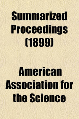 Book cover for Summarized Proceedings (1899)