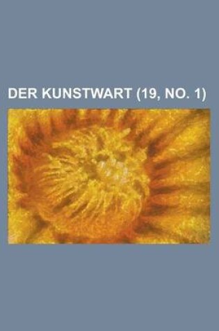 Cover of Der Kunstwart (19, No. 1 )