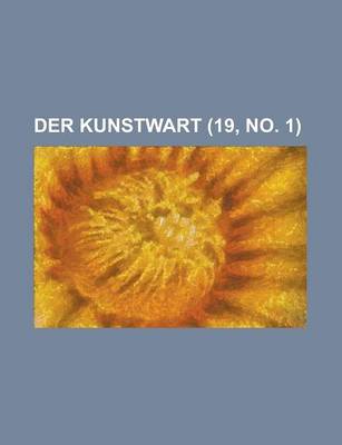 Book cover for Der Kunstwart (19, No. 1 )