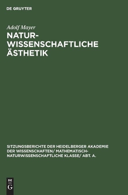 Cover of Naturwissenschaftliche AEsthetik