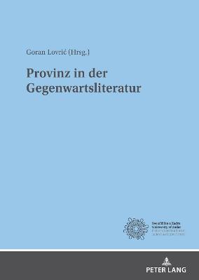 Book cover for Provinz in Der Gegenwartsliteratur