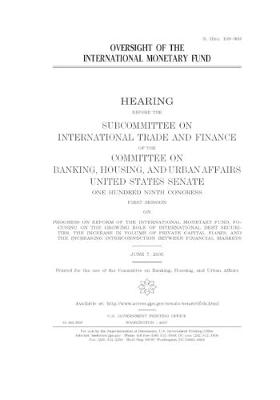 Book cover for Oversight of the International Monetary Fund