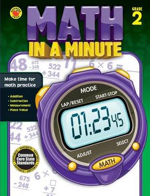 Book cover for Math in a Minute, Grade 2