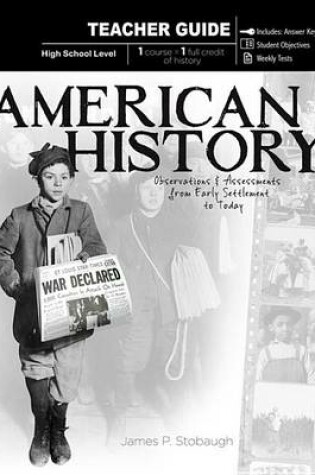 Cover of American History - Teacher Guide