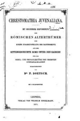 Cover of Chrestomathia Juvenaliana