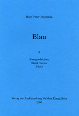 Book cover for Hans-Peter Feldmann - Blau