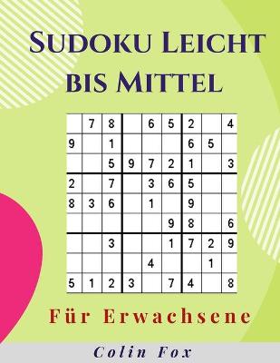 Book cover for Sudoku Leicht bis Mittel