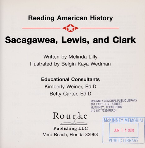 Cover of Sacagawea, Lewis, and Clark