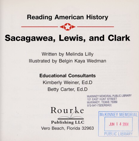 Book cover for Sacagawea, Lewis, and Clark