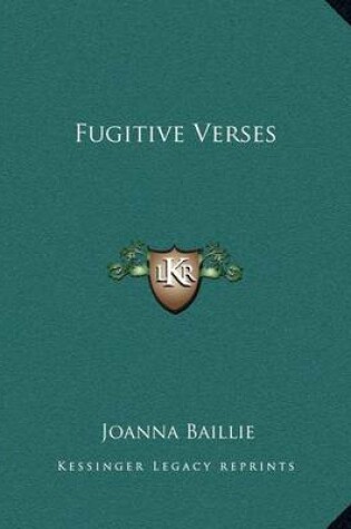 Cover of Fugitive Verses