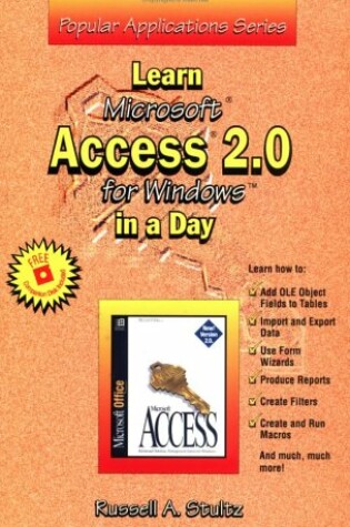 Cover of Learn Microsoft Access 2.0 for Windows in a Day