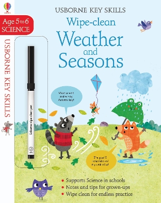 Book cover for Wipe-Clean Weather and Seasons 5-6