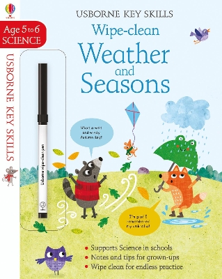 Book cover for Wipe-Clean Weather and Seasons 5-6