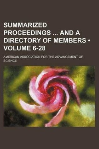 Cover of Summarized Proceedings and a Directory of Members (Volume 6-28)