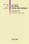 Book cover for Ein Blick Hinter Die Kulissen