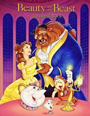 Book cover for Beauty and the Beast Coloring Book