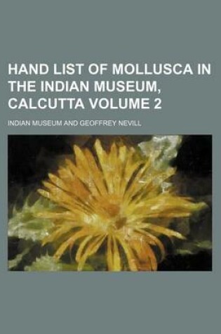 Cover of Hand List of Mollusca in the Indian Museum, Calcutta Volume 2