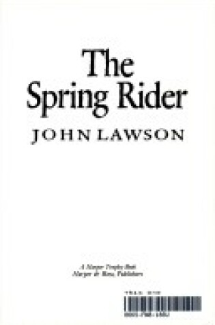 Cover of The Spring Rider