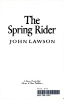 Book cover for The Spring Rider