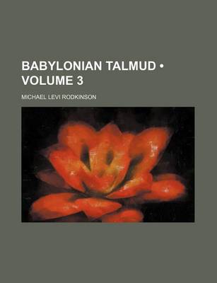 Book cover for Babylonian Talmud (Volume 3)