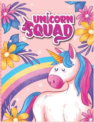 Book cover for Unicorn Squad Coloring Book