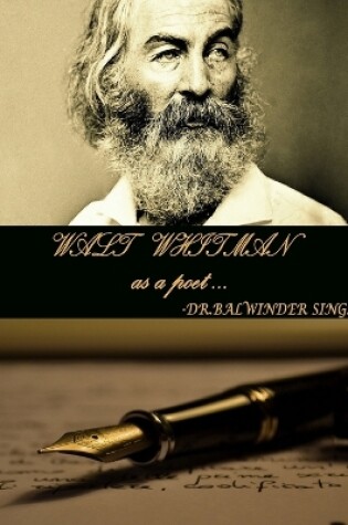 Cover of Walt whitman As Poet