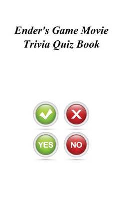 Book cover for Ender's Game Movie Trivia Quiz Book