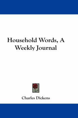 Book cover for Household Words, a Weekly Journal