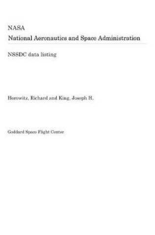 Cover of Nssdc Data Listing