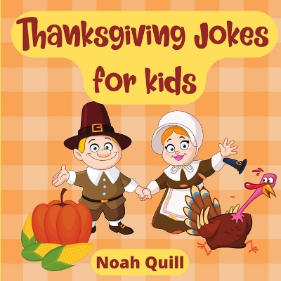 Book cover for Thanksgiving jokes for kids