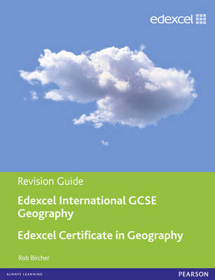 Book cover for Edexcel International GCSE/Certificate Geography Revision Guide print and online edition